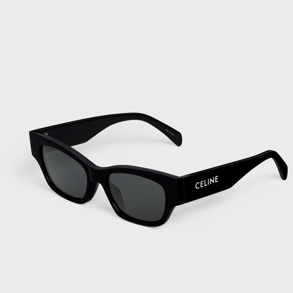 CELINE MONOCHROMS 01 SUNGLASSES IN ACETATE BLACK - Picture 1 of 10